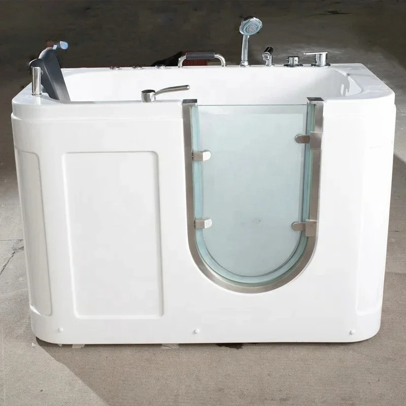 

Modern Design Easy Access Baths Walk in Bathtub Shower with Jets H-5618
