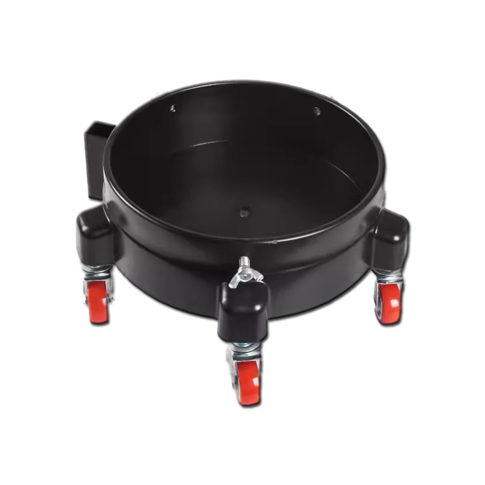 Heavy Duty Rolling Tray for Car Wash Bucket,Thickened Base Mobile Dolly with 4 Swivel Wheels,Bucket Stand for Auto Detailing HXD