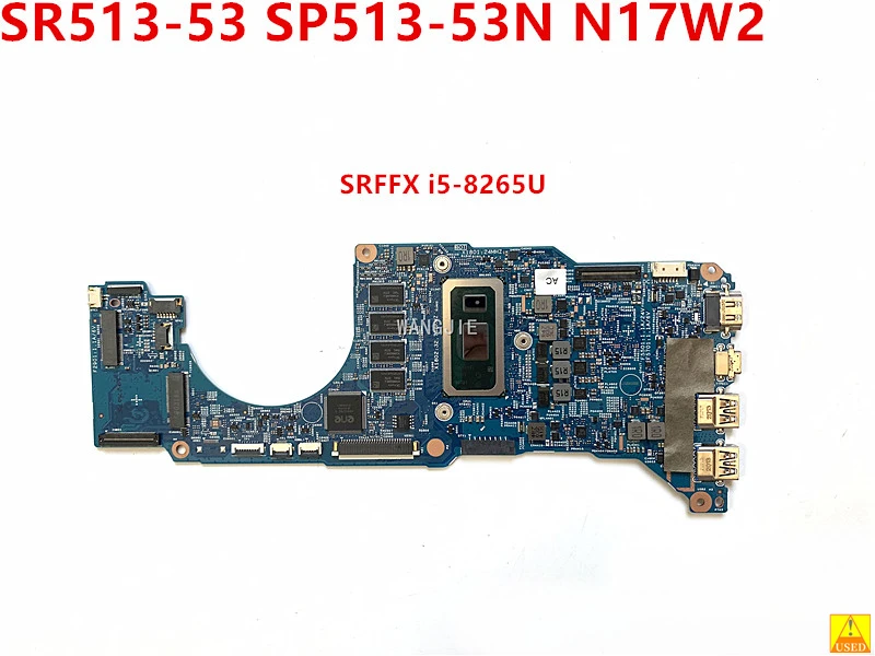 

18734-1M 448.0CR21.001M For Acer Spin 5 SR513-53 SP513-53N N17W2 Laptop Motherboard NBH6211008 i3-8145U i5-8265U RAM On Board