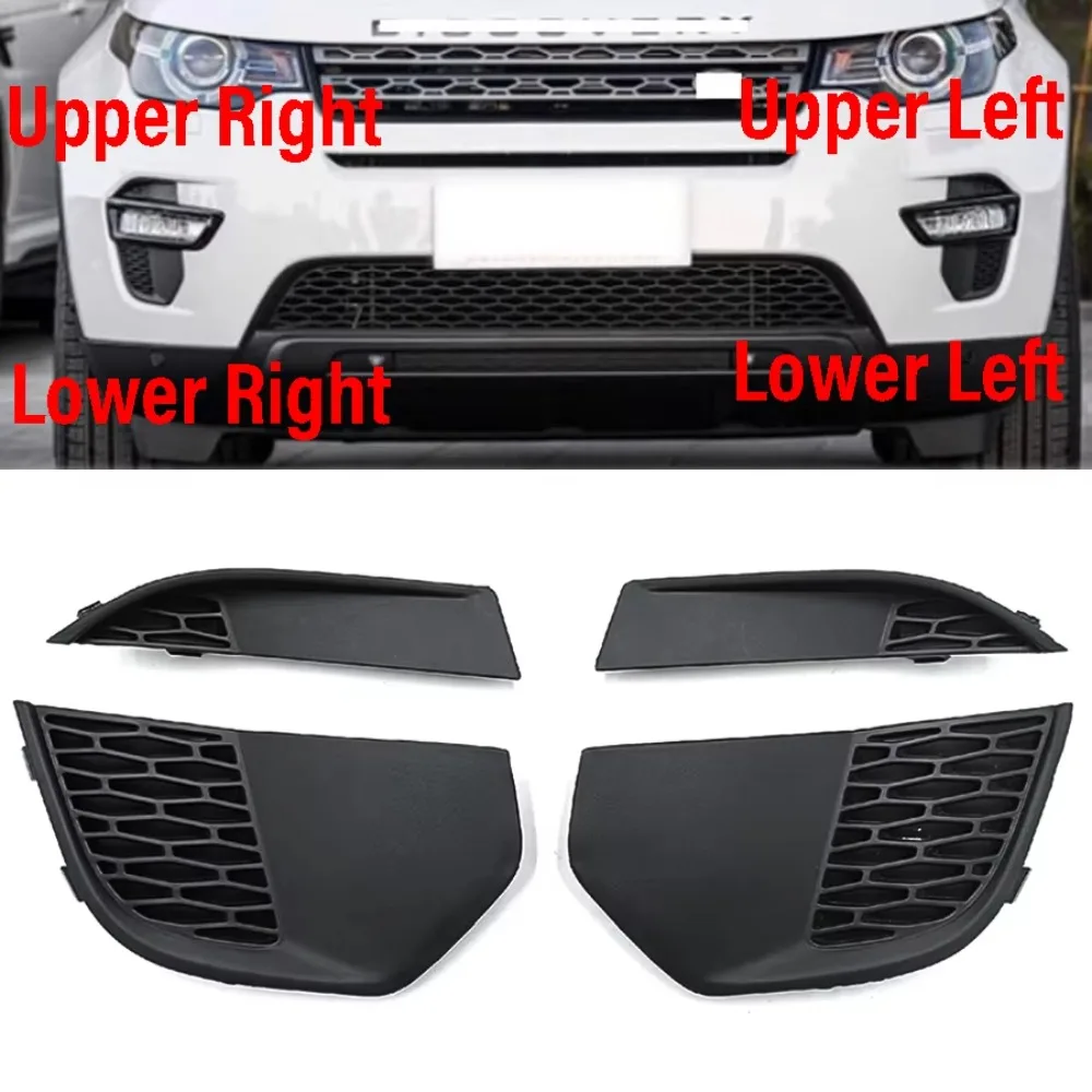 1Pc Front Left/Right Side Bumper Fog Lamp Light Bezel Cover Trim Bezel For Land Rover Discovery Sport 2015-2019 Car Accessories