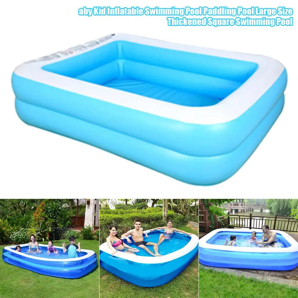 Grande piscina elettrica gonfiabile 2m 2.6m 3.05m giocattoli per bambini piscine per famiglie con cornice per bambini che fanno il bagno all\'aperto