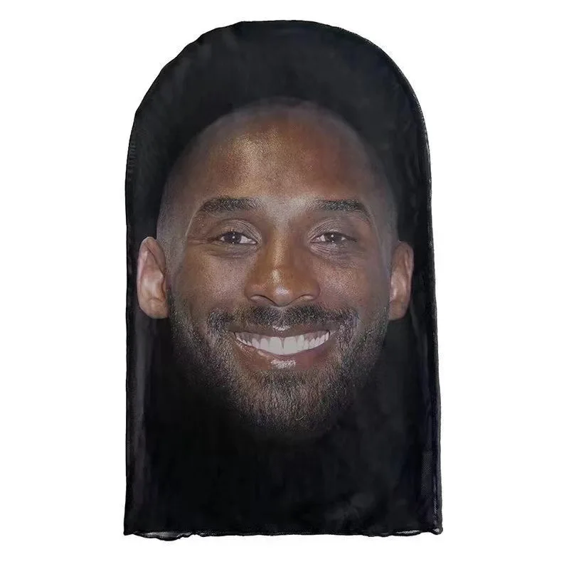 

New 3D Printed Kanye Mask Men Women Cosplay Headwear Elastic Mesh Full Face Mask Hip Hop Fashion Balaclava Hood Hat Headgear