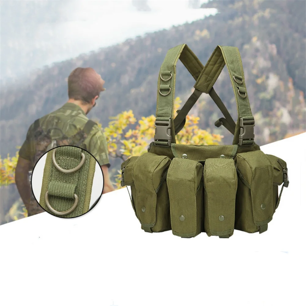 페인트 볼 Airsoft 훈련을위한 배꼽 포켓 보안 캐리어 파우치 야외 조끼 퀵 릴리스 가슴 조끼