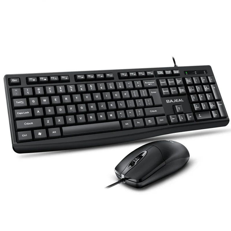 

BAJEAL T650Key Mouse Suit Office Keyboard and MouseusbWired Suit All-in-One Machine Laptop