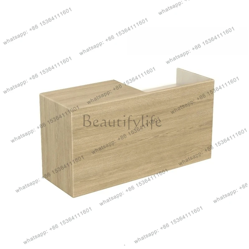 

Clothing store small paint checkout page store display cabinet integrated bar