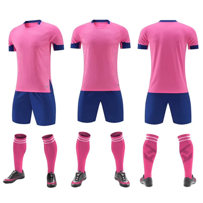 Adult children's Football clothes set Sport Uniforms Boy Girl soccer Jersey Games Training wear kits