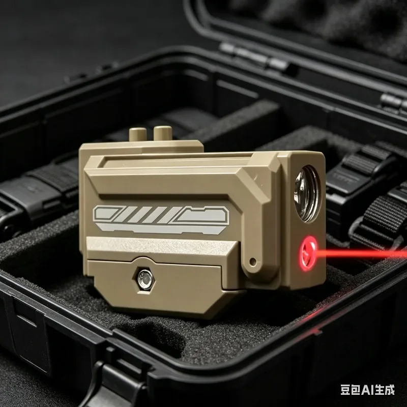 

2026 Hot 20mm Dual Light Combo Laser Flashlight LED Camping Travel CS Game Accessories