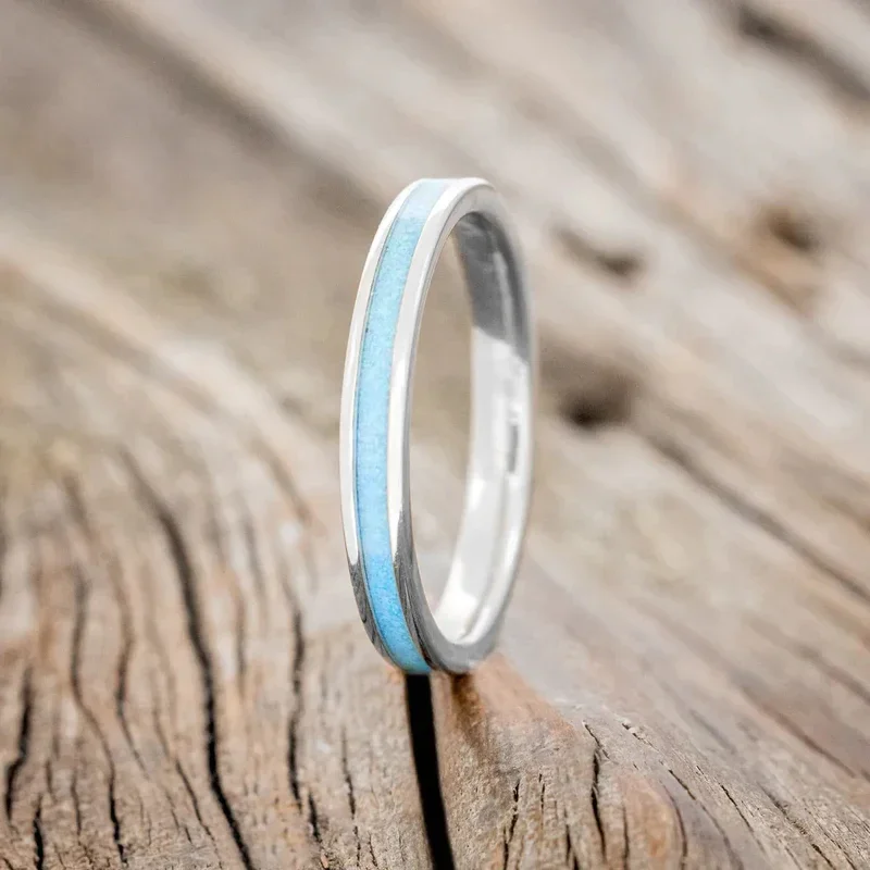 CAOSHI Novel Bohemia Style Rings for Women Unique Blue Enamel Daily Wear Exquisite Girls Accessories Fancy Birthday Jewelry Gift