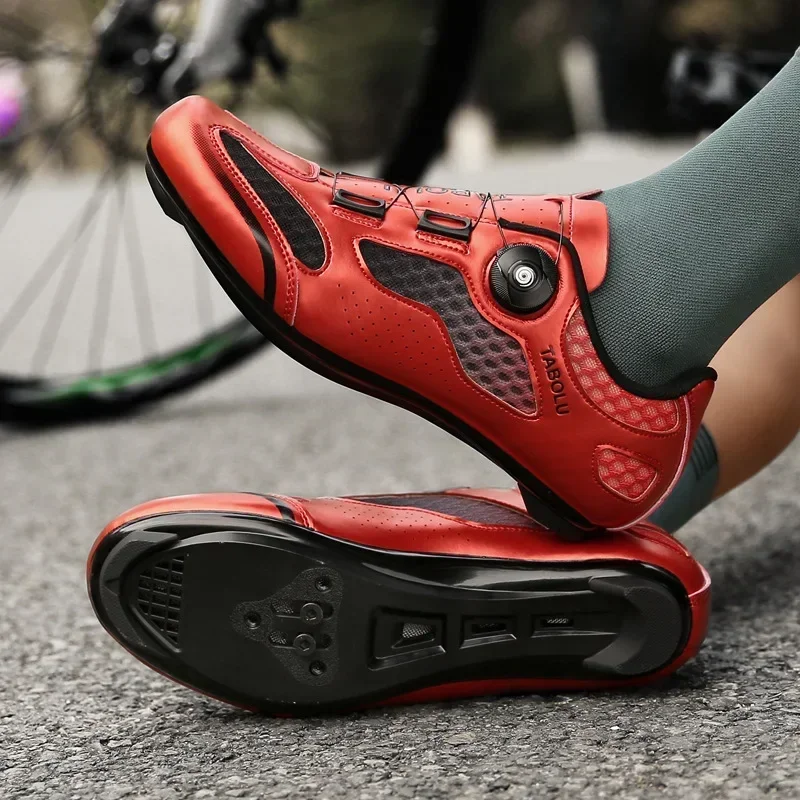 2024Summer Cycling Shoes  Men Sports Road Bike Shoes Speed Sneakers Racing Flat Women Cleats Bicycle Boots Mountain Spd Footwear