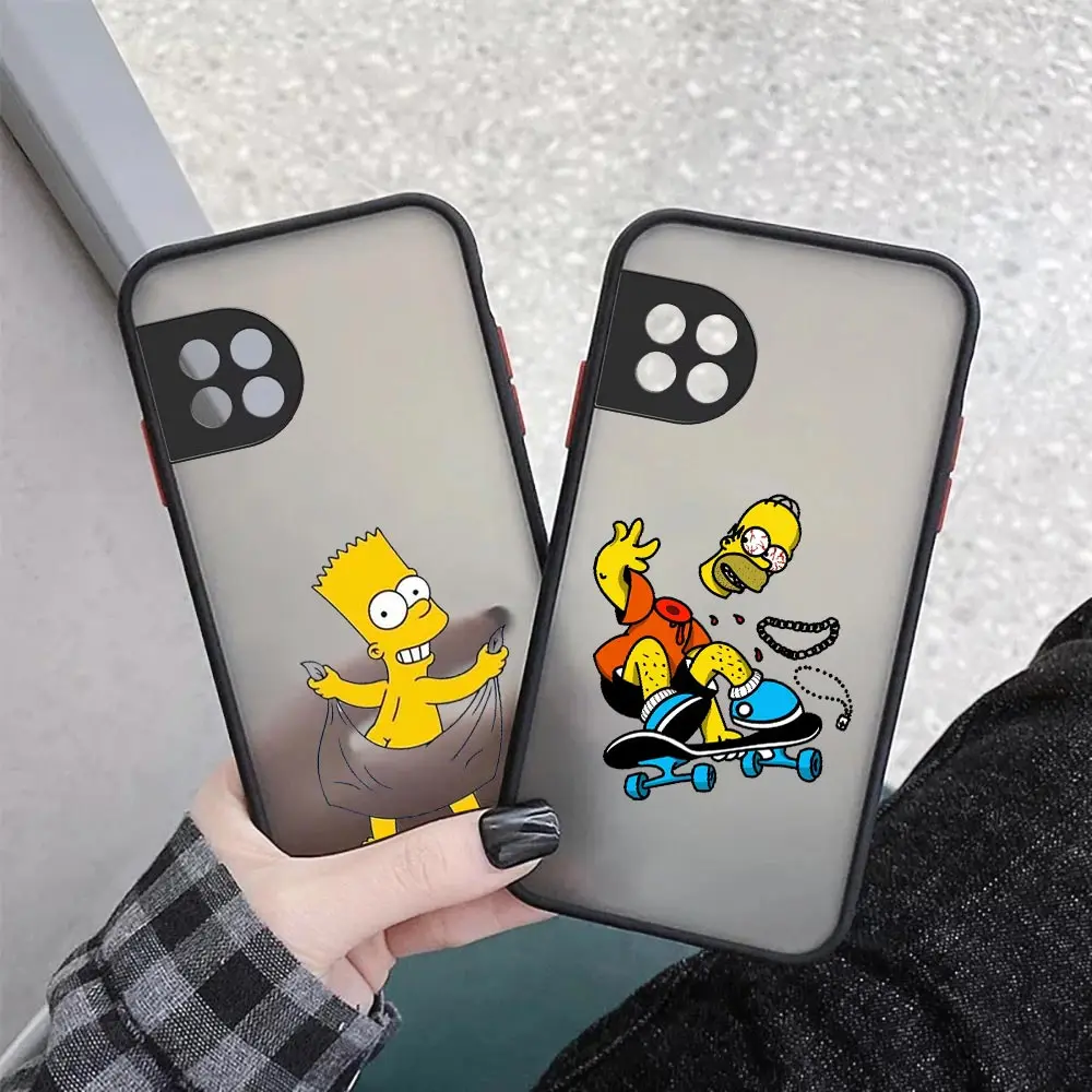 حافظة مضحكة ولطيفة بتصميم سمبسون من الانيمي ، اسود مطفي ، لاجهزة ون بلس 10 ، 9 ، 8t ، 8 ، 7 ، 7t ، 6 ، 6t ، 5 ، 5t, برو نورد, ce 2, n10, n100