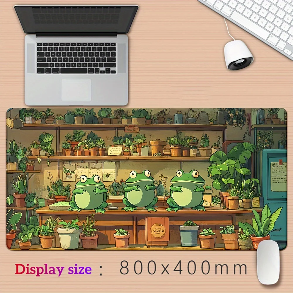 

The Katong Frog rubber waterproof and anti-slip mouse pad is suitable for gamers and high-quality home computer accessories
