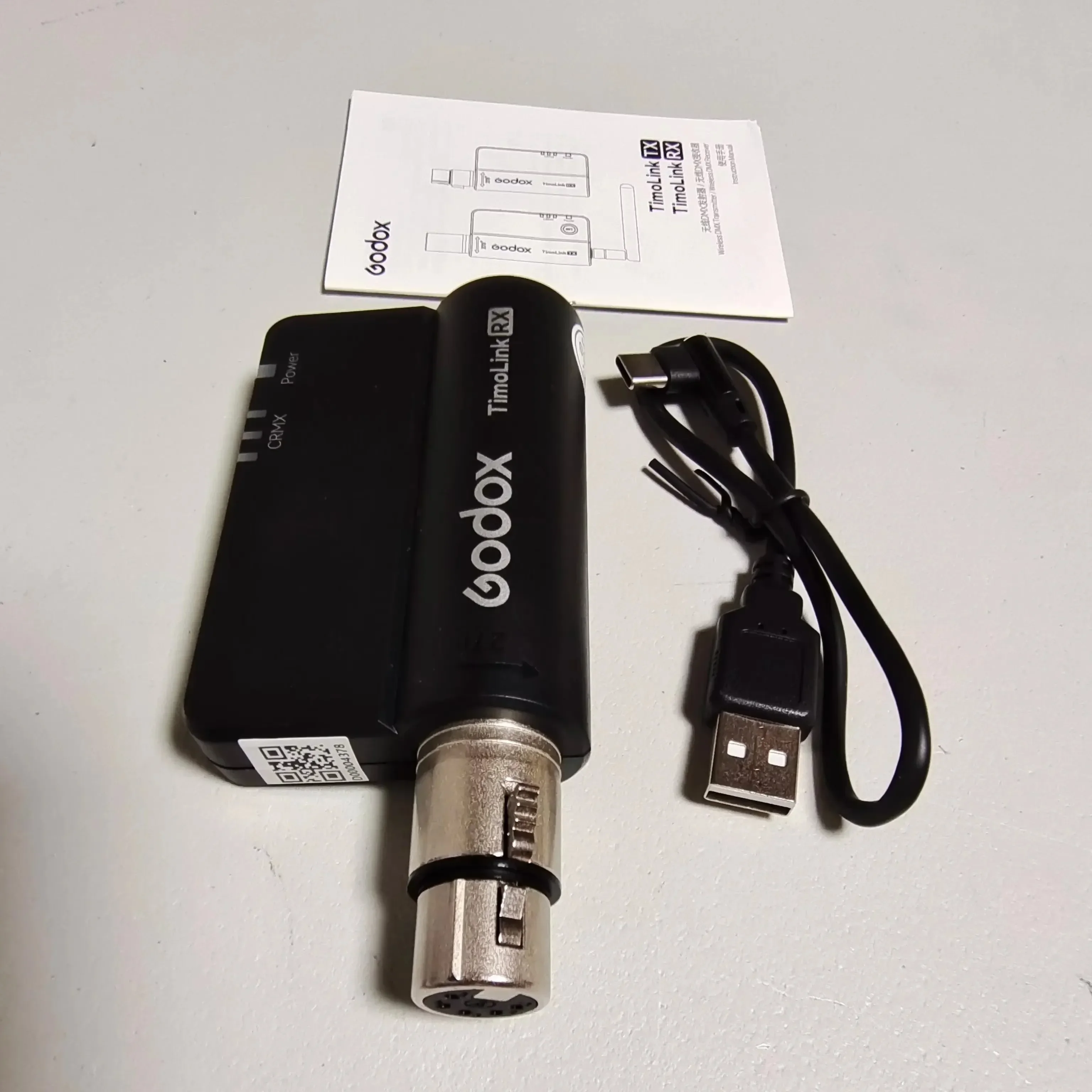 Godox TimoLink RX TX TRX Wireless DMX Transmitter Receiver Built with CRMX Modules for Filmmakers Broadcasters