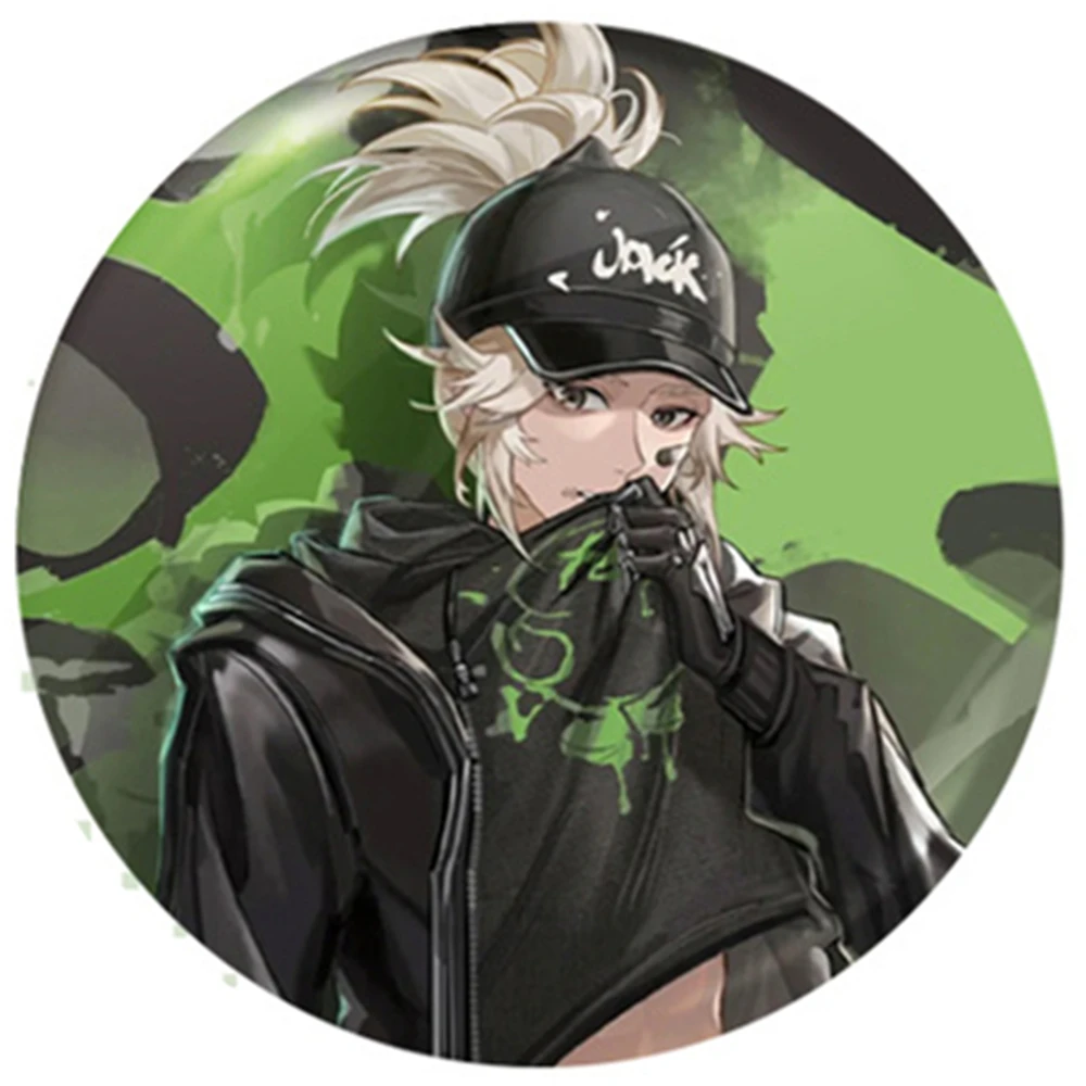 58mm Gioco Identità V Naib Subedar Mercenario COSTUME Cosplay Distintivo Pin SPTE Spilla in banda stagnata Prop Natale Gilf