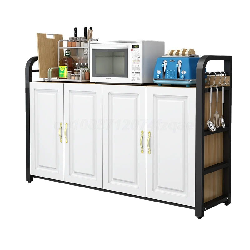 Kitchen Shelf  Islands Storage Rack Home Organizer Cabinet Furniture With Non-slip Feet For Kitchens Complete Cabinets