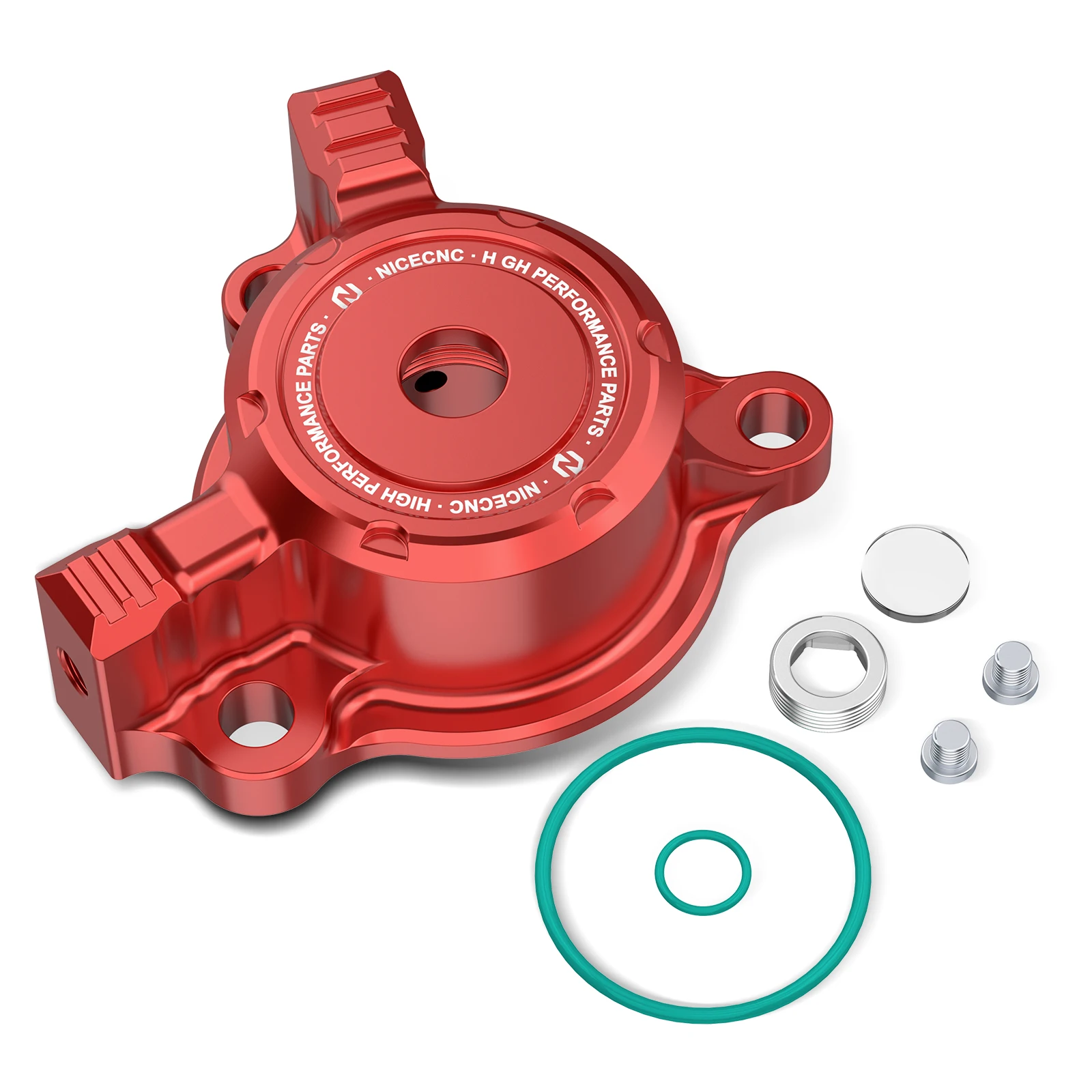 NICECNC Für Yamaha YFZ450R YFZ450X 2009-2024 Transparente Motorölfilter-Abdeckkappe Aluminium Rostschutz ATV Zubehör – Detail 13