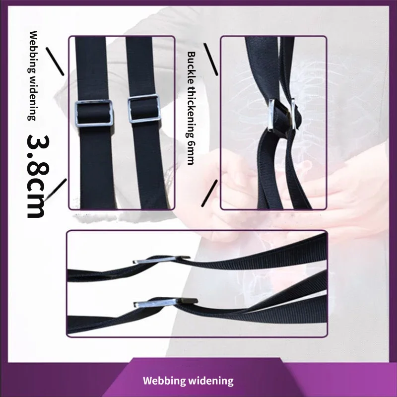 Ergonomischer Hängender Taillenstützgurt Yoga Fitness Lendenwirbel-Stretchband mit Hilfsscheibe – Detail 2