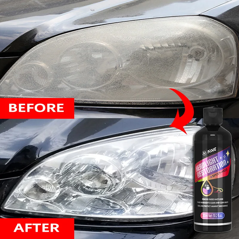 Headlight Restoration Kit Headlight Polish Car Light Repair Cleaner Kit Auto Renovation Liquid Repair  Maintenance