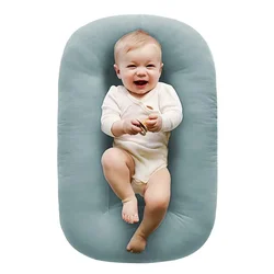 Babynest 75x45x9cm Lounger Newborn Sleeping Nest Portable Snuggle Infant Nest Bed Crib Boys Girls Bedding Co-sleeping