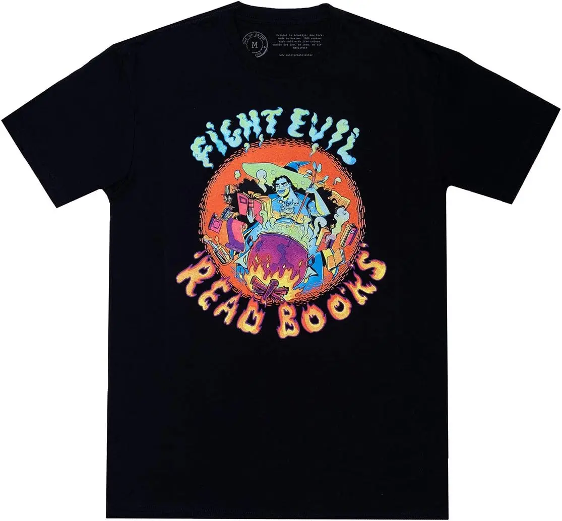 Out of Print Unisex/Men's Literary and Book-Themed Tee T-Shirt