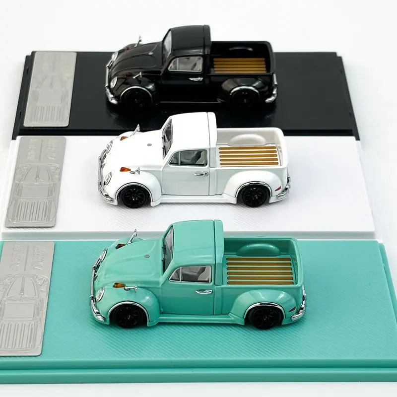 Diecast Model Car 1/64 V W Pickup Car ModeI Play Vehicles Original Box