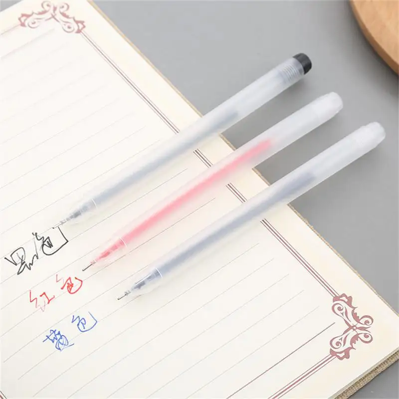 Cute Simple Matte High Capacity Pen, Criativo Sweet Gel Pen, Material escolar e de escritório