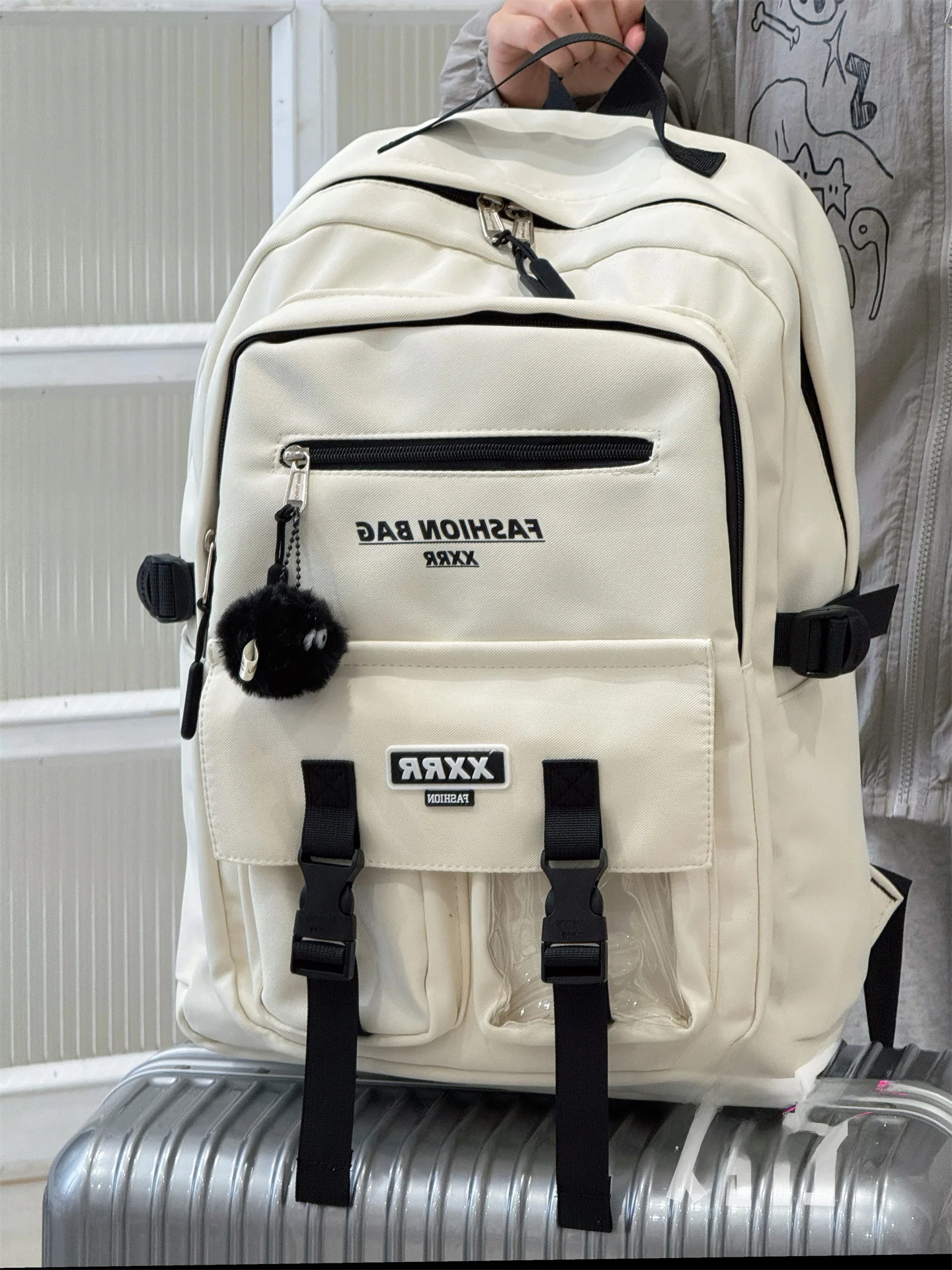 หมวกทรงเรโทรอเนกประสงค์ ดีไซน์สุดเท่ สำหรับผู้ชายและผู้หญิง เหมาะสำหรับใส่ไปโรงเรียน ลายขนสัตว์