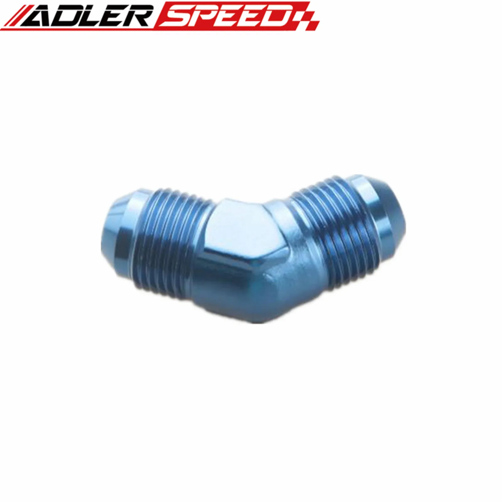 Union 90 Degree  AN3 AN4 AN6 AN8 AN10 AN12 ALL Male Adaptor/Fitting Blue
