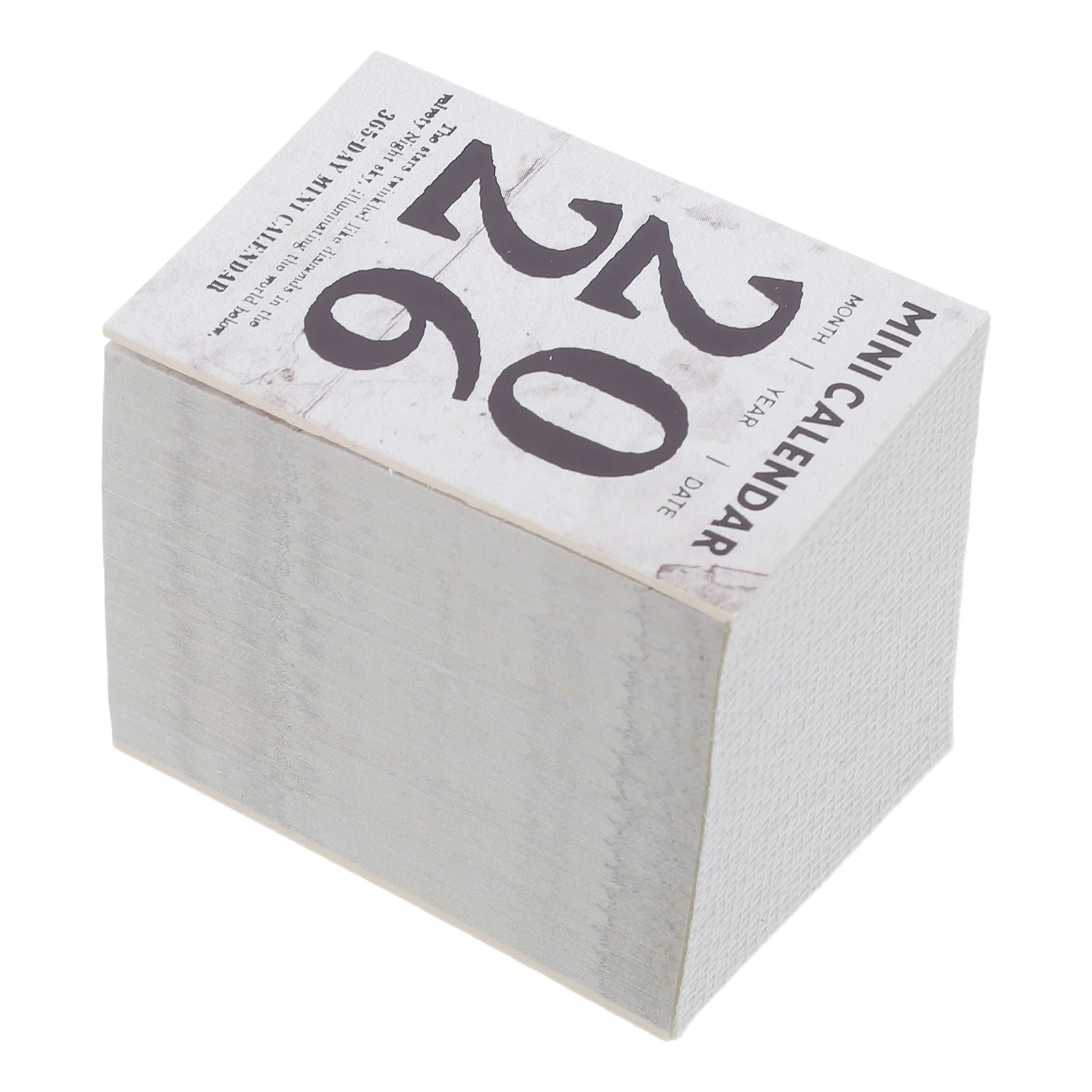 

1 X Mini Tear Off Calendar 2026 Paper Daily Retro Minimalist Design For Schedule Tracking Journaling Small Desk