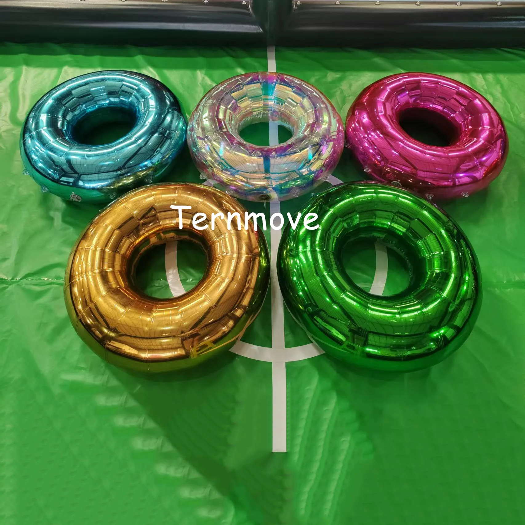 inflatable pvc mirror tube circle Ring Giant Pool Float Toy Circle Beach Sea Party Inflatable Pool Float Circle