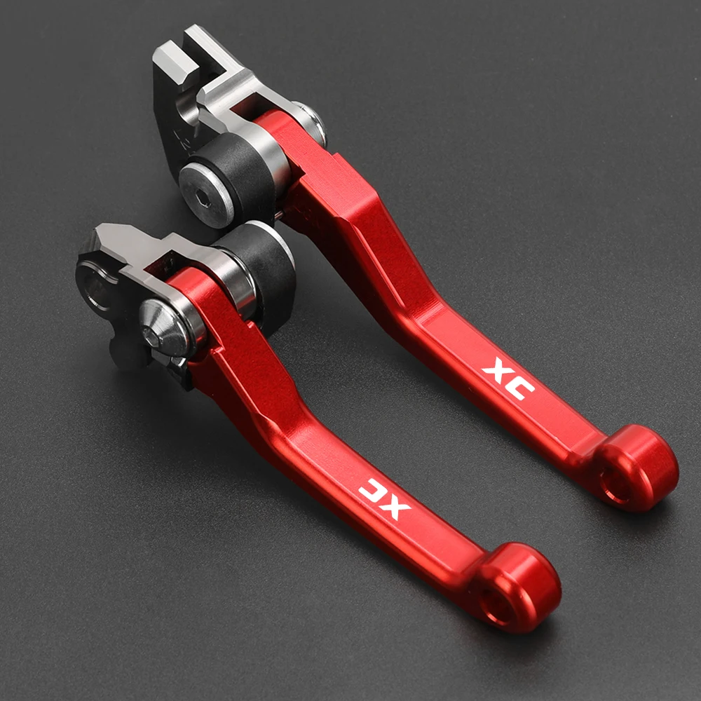 

Motorcycle Pivot Clutch Brake Levers Dirt Bike Lever Rubber Handle Grips For GASGAS GAS GAS XC250 XC 250 300 XC300 2017 2018