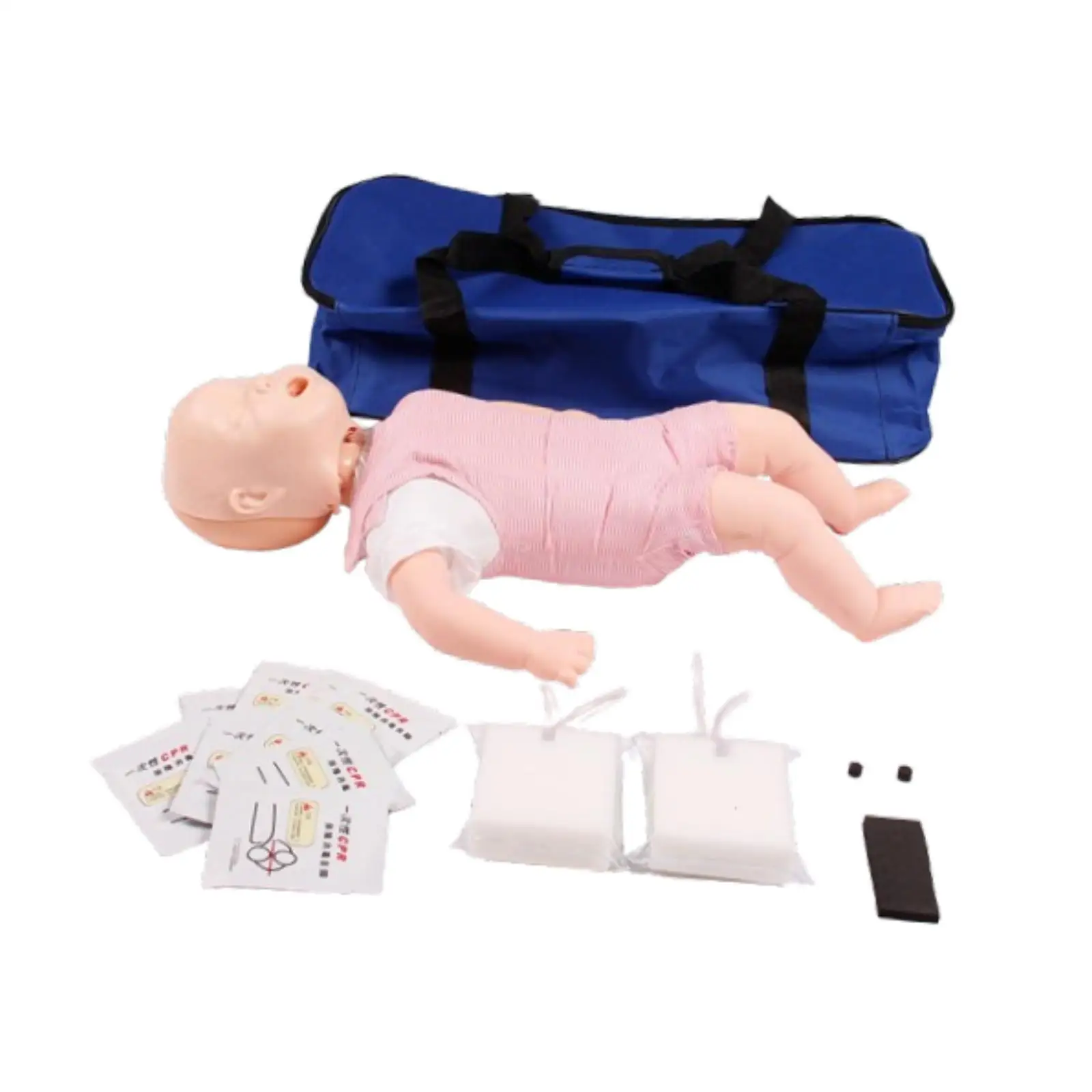 Infant Airway Obstruction Model Professional Training Heimlich Maneuver Wear Resistant Cylindrical Blocks Infarct Emergency