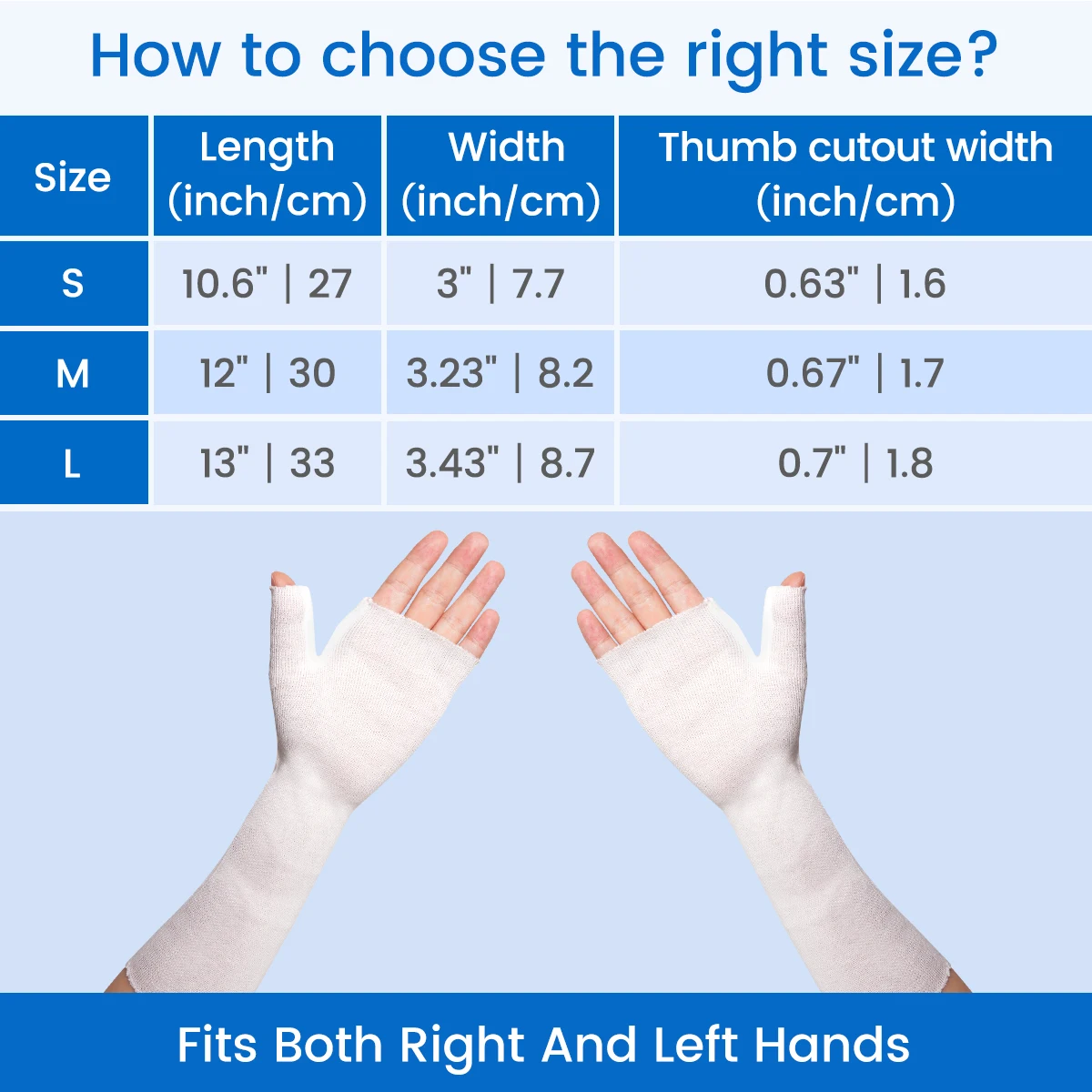 VELPEAU Tubular Stockinette, Elastic Wrist Liner for Skin Protection and Less Irritation, Breathable Hand Socks for Splint 10PCS