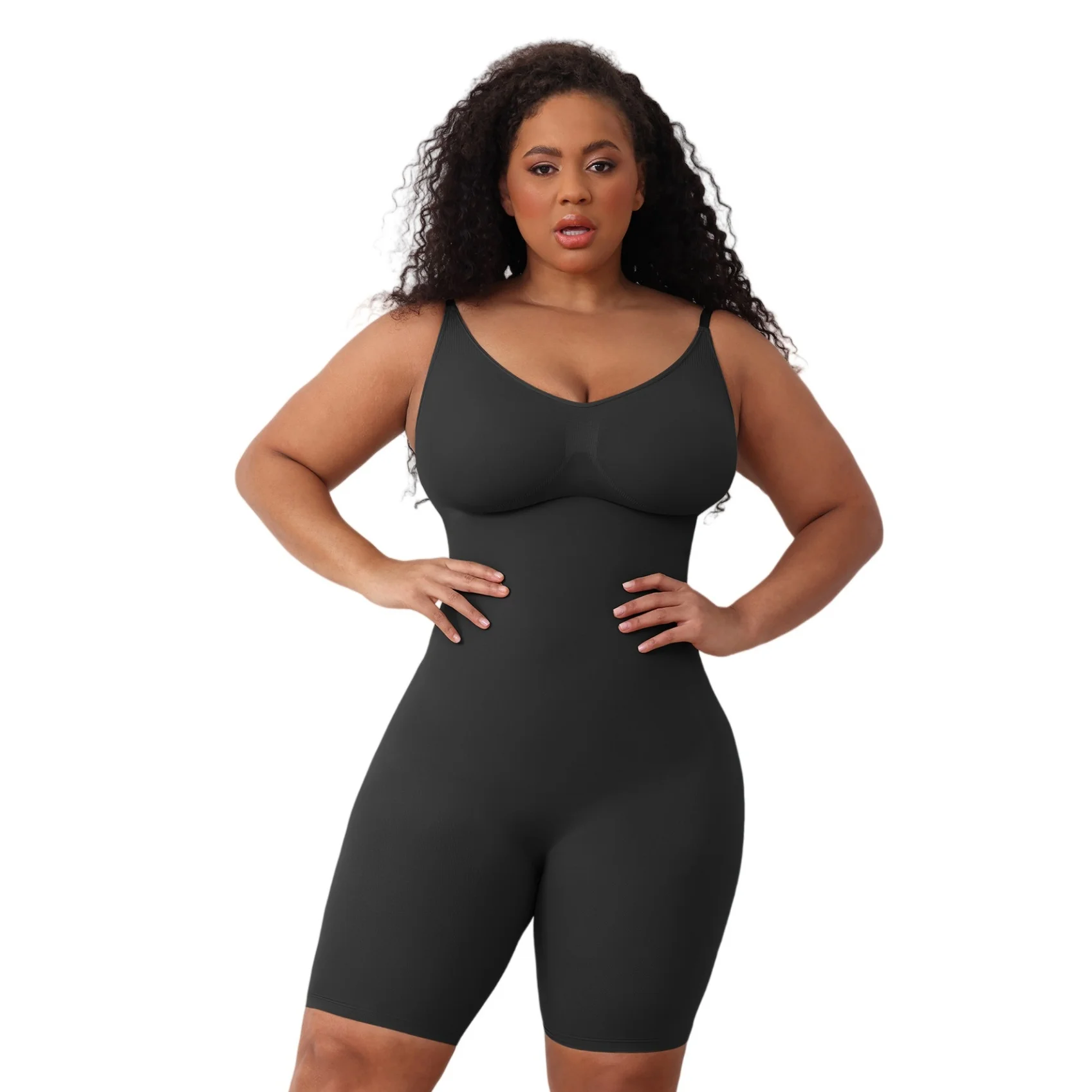 

Women's Seamless Shapewear Bodysuit Romper - Full Body Shaper Jumpsuit Slimming Tank Tops Butt Lifter Underwear