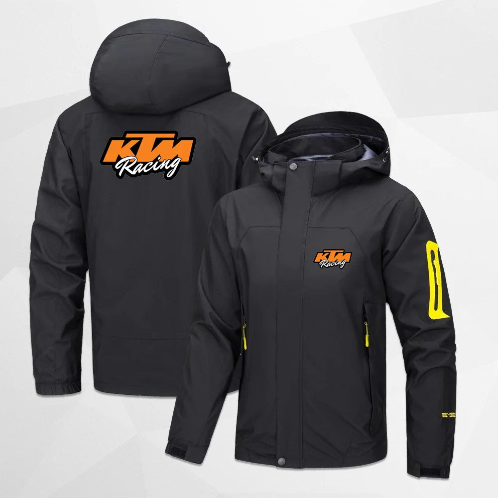 KTM Classic Motorcycle and Bicycle Riding Jacket, High Quality Fashion Leisure Outdoor Mountaineering Waterproof Clothing