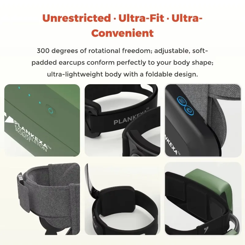 Electric AI-Powered Exoskeleton Device-Portable Foldable Soft Lightweight Nylon Water Resistant Mountain Climbing