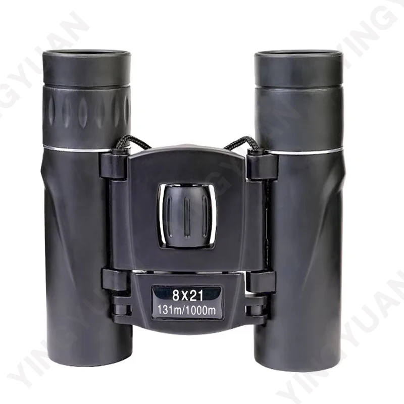 8x21 high-definition powerful telescope binoculars outdoor telescope high magnification BAK4 miniature camping folding telescope