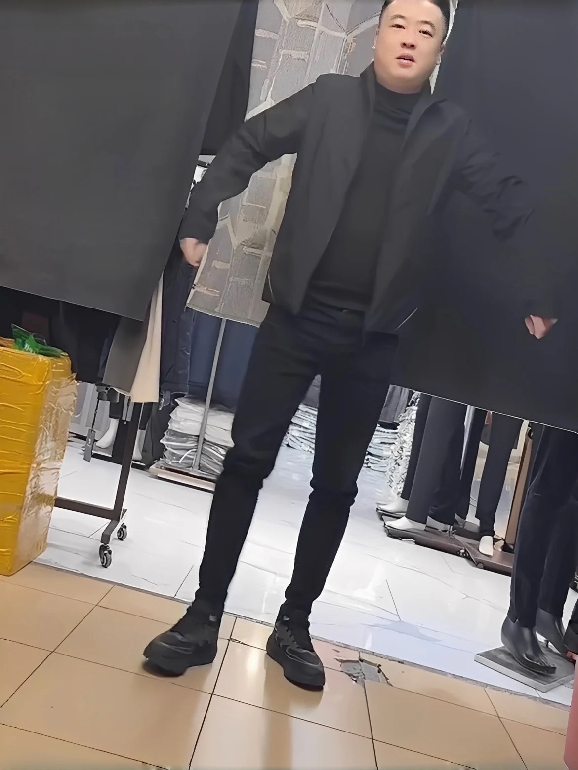 

Men's Faionable Trendy Cotton Jaet Warm Sli Outerwear Stand Fit Zipper Closure Casual Youth ular Polyester Fiber