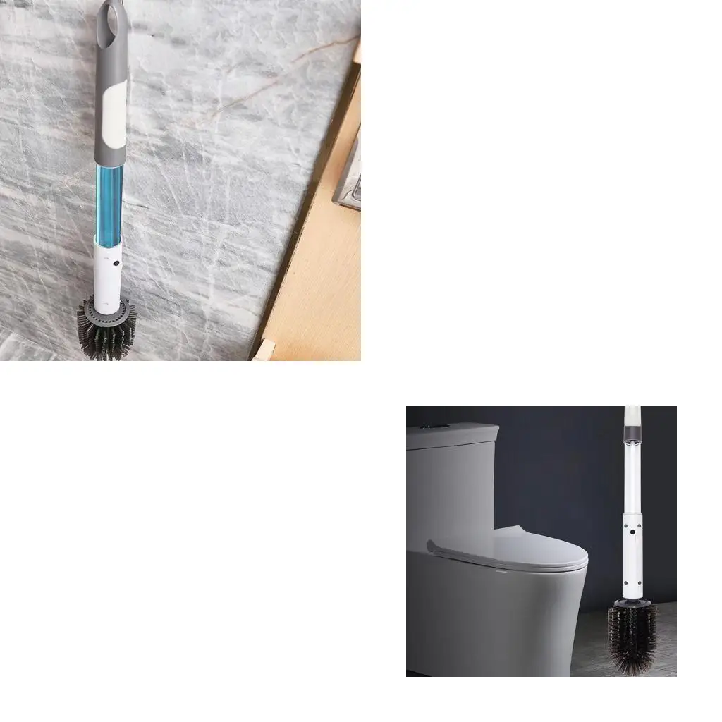 

USB Rechargeable Bathroom Cleaning Brush with Powerful Spin Motion Easy to Carry for Stubborn Stain Removal & Health