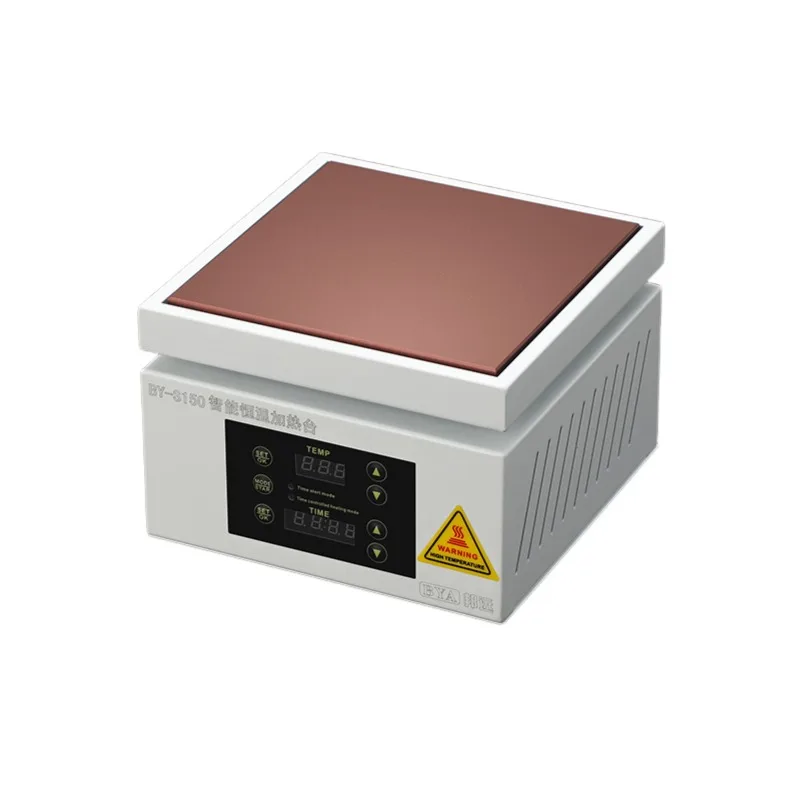 

S150 150x150mm Heating Station Constant Temperature Time Setting 500W 400℃ BGA Phone Screen Repair Preheating Platform Tool