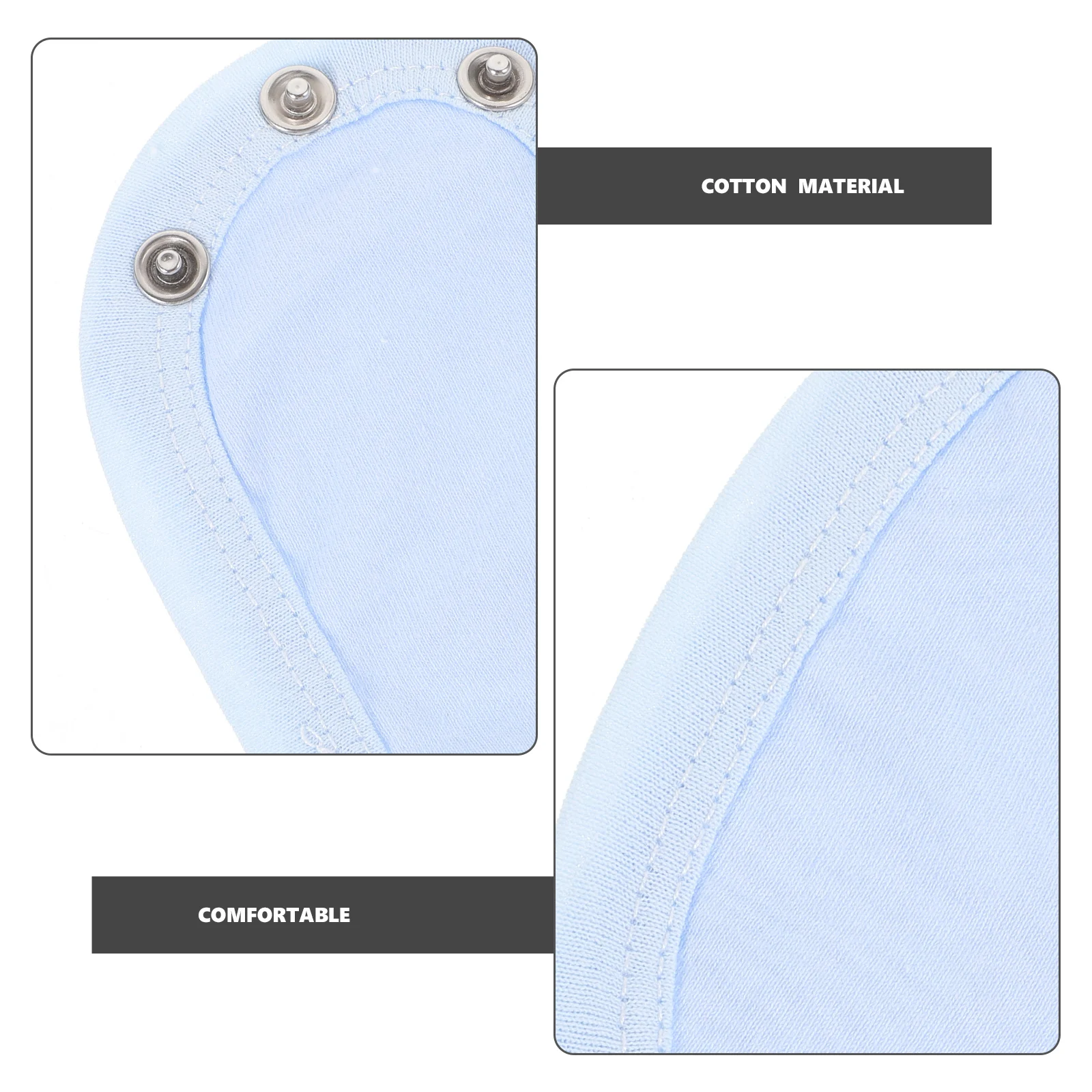 

4pcs Bodysuit Extender Snaps Double Jumpsuits Extender Snaps Baby Layered Soft Cotton Jumpsuits Extend Toddler Clothes Diapers