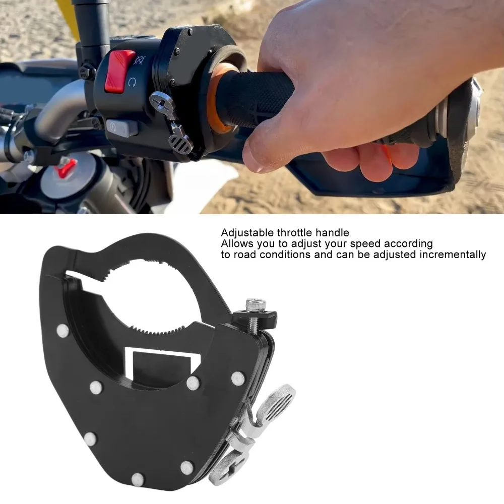 

Universal Motorcycle Throttle Lock Metal Adjustable Control Control Assist Lock Black Durable Throttle Assist Lock Retainer