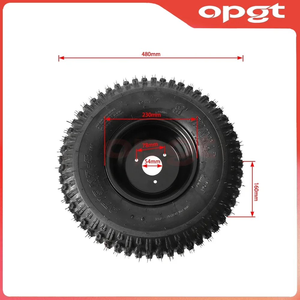 OPGT ATV 19x7.00-8 19x7-8 Inch Tyre Tires With 150cc 250cc For Dirt Pit Bike Motorcross ATV Go Kart Off-road Vehicle Quad Moto P