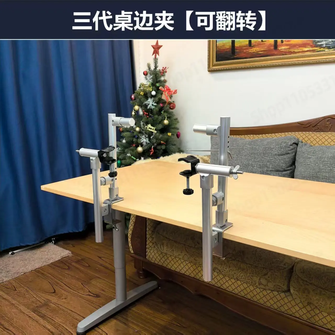 Universal Cross Stitch Table Clamp 2nd 3rd Gen, Colorful Basic Reinforced Desk Holder for Embroidery Stand Frame（