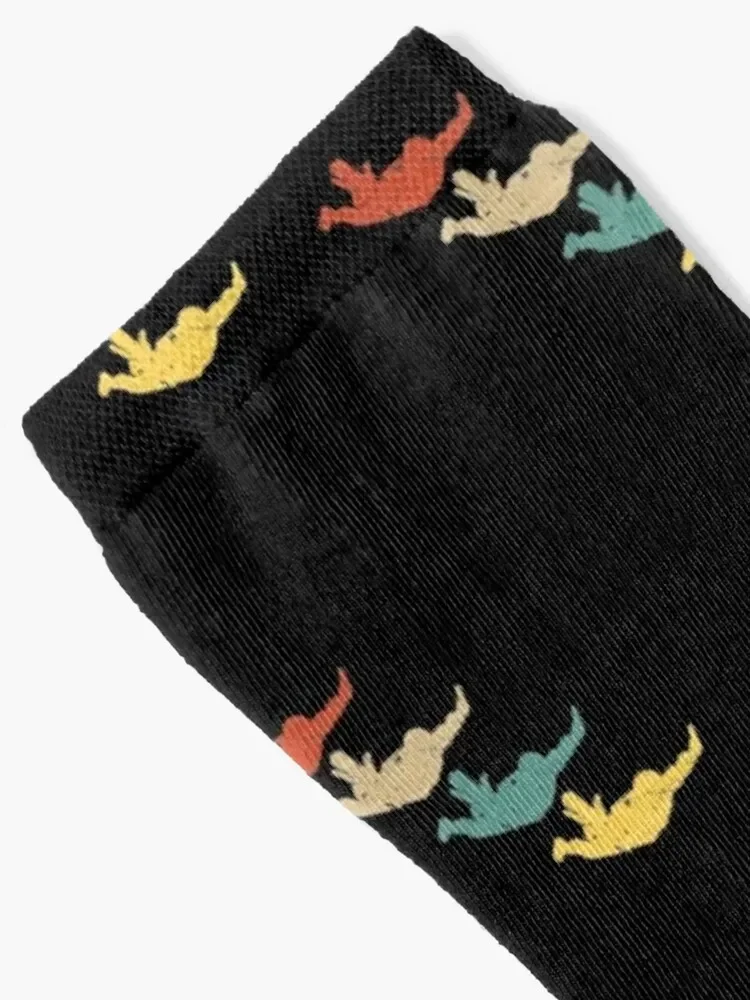 Vintage Retro Skydiver Socks gift men cotton high quality Socks Men's Women's