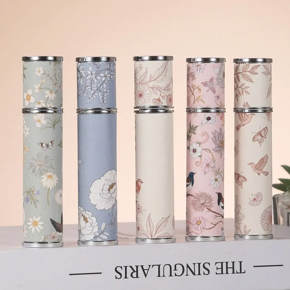 

10ml Perfume Atomizer Leather Empty Cosmetic Containers Refillable Leak-proof Perfume Dispensing Bottles