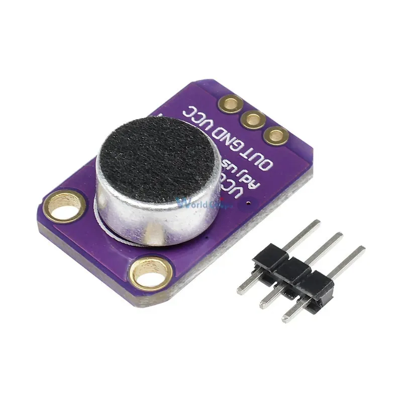 GY-MAX4466 sound sensor module MAX4466 microphone preamplifier program provided