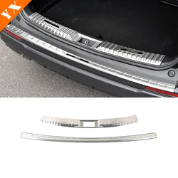 For Honda CRV CR-V Accessories 2023-2024 Stainless Black Car Rear Trunk Protector Plate Anti Hit/Dust Sill Decoration Cover