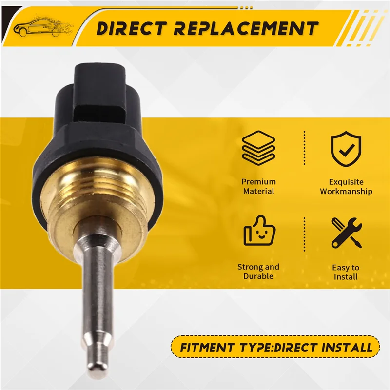 مستشعر درجة حرارة الماء الجديد 264-4297 2644297 لمحرك C7 3126 لحفارة كاتربيلر E330C E330D E336D