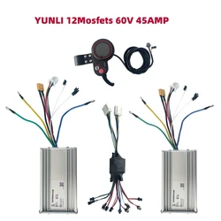 Yunli Dual Motor Drive 60V 50A 45Amp Controller for 5600W 6000W Electric Scooter