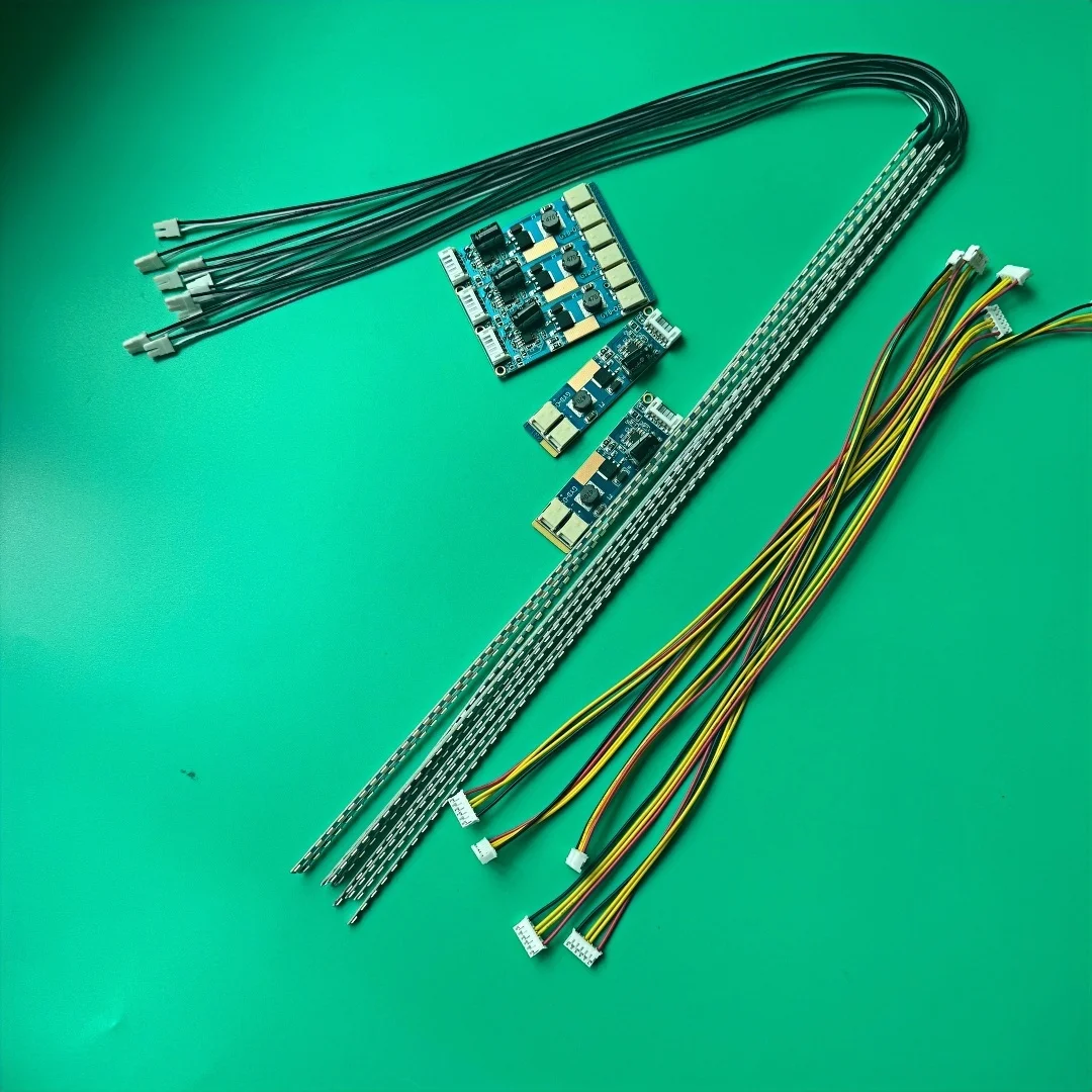Kit de bandes de rétro-éclairage LED à luminosité réglable, 5 pièces, 19 pouces, 390mm, mise à jour du panneau CCFL LCD de 19 pouces de large vers rétro-éclairage LED, livraison gratuite